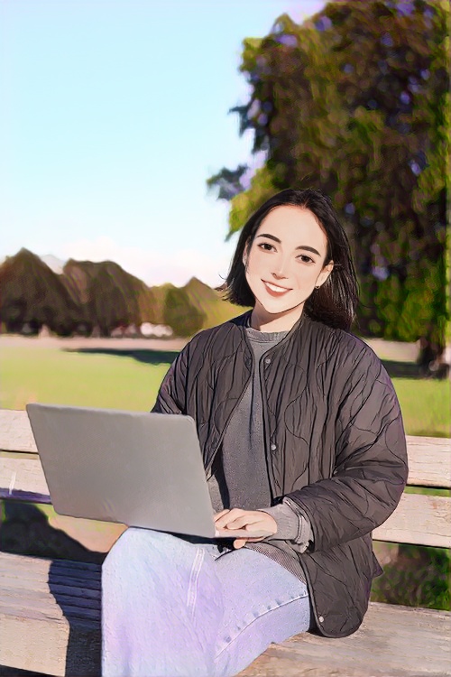 After turning photo into painting